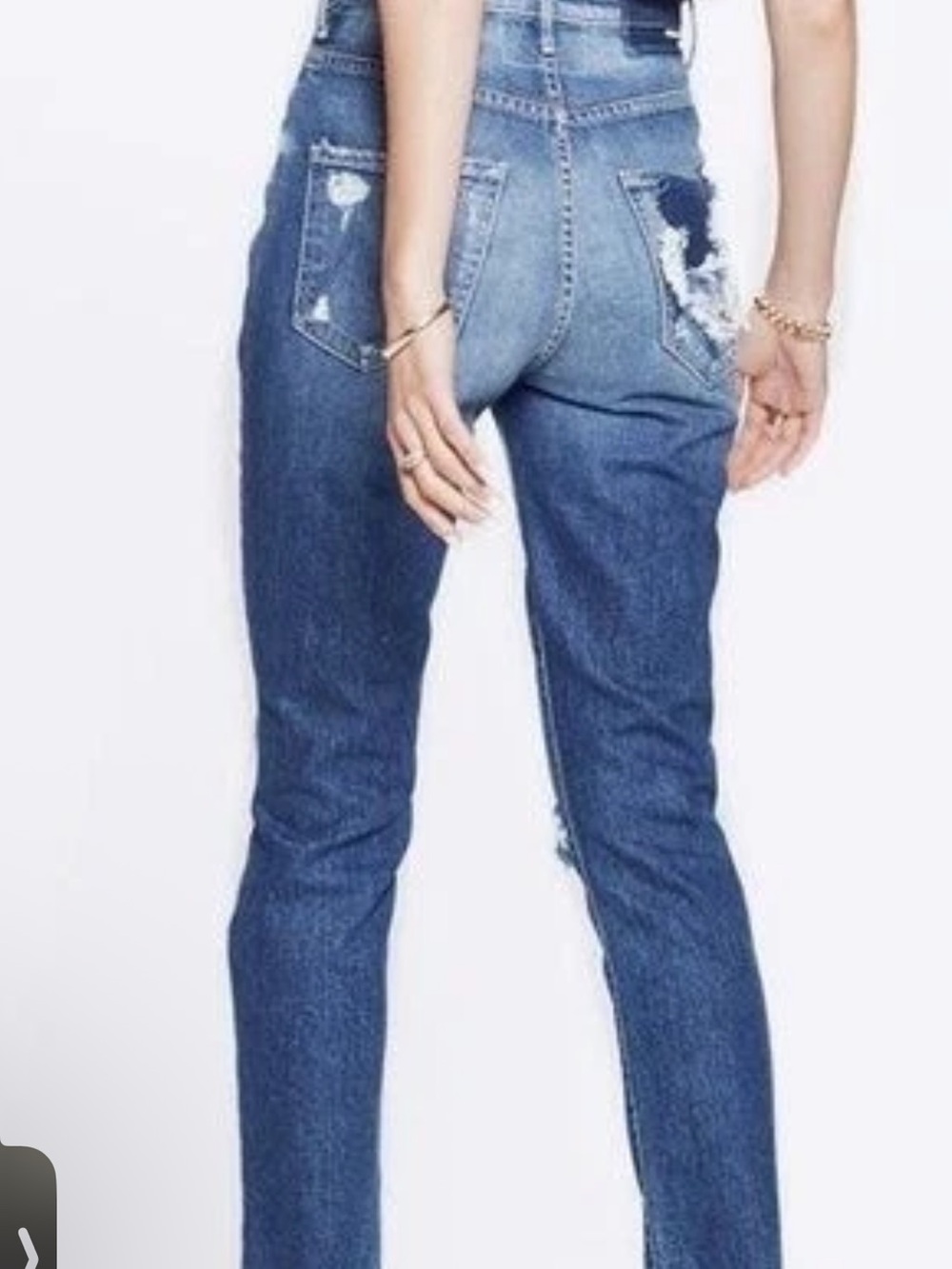 Mother Superior The Dazzler Shift Jeans size 26 - Picture 6 of 6